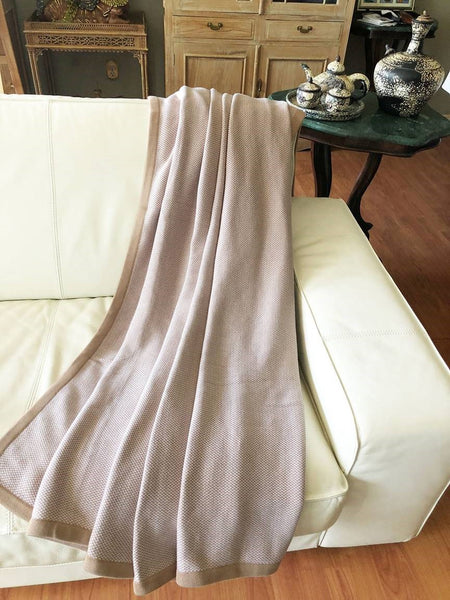 Bird's Eye Organic Cotton Throw