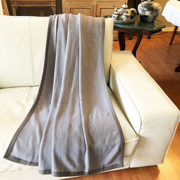 Bird's Eye Organic Cotton Throw