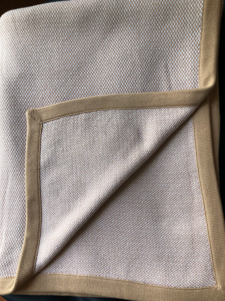 Bird's Eye Organic Cotton Throw