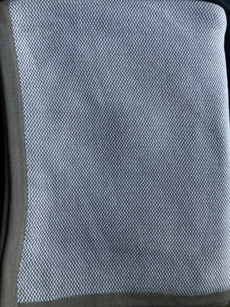 Bird's Eye Organic Cotton Throw