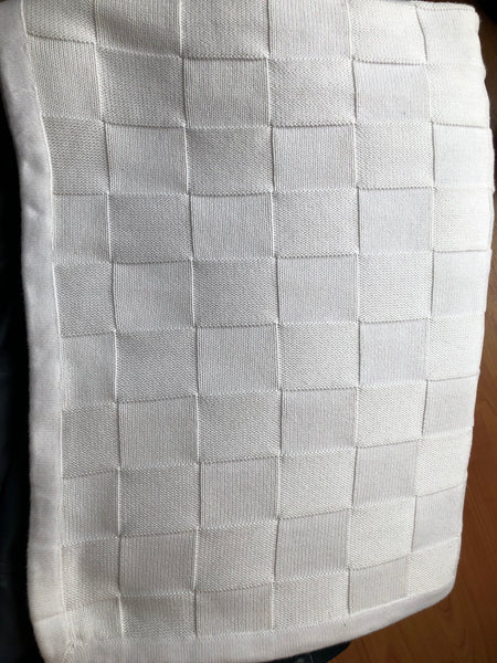 Box Knit Organic Cotton Blankets