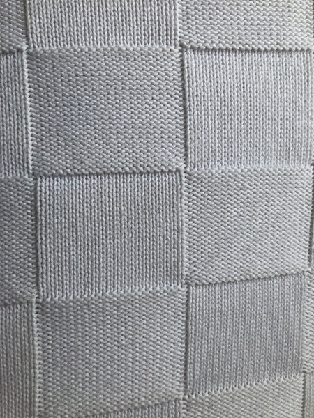 Box Knit Organic Cotton Blankets