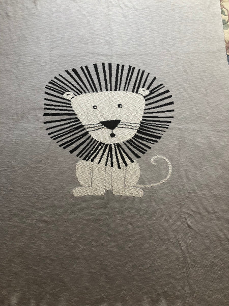 Lion Motif Throw