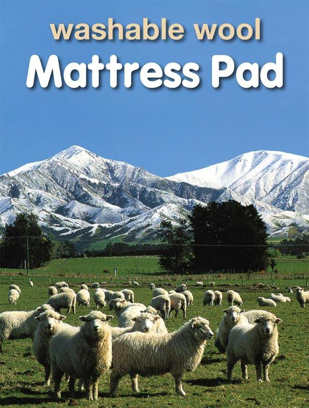 Wool Filled Mattress Pads (Washable)