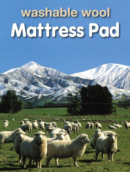 Wool Filled Mattress Pads (Washable)