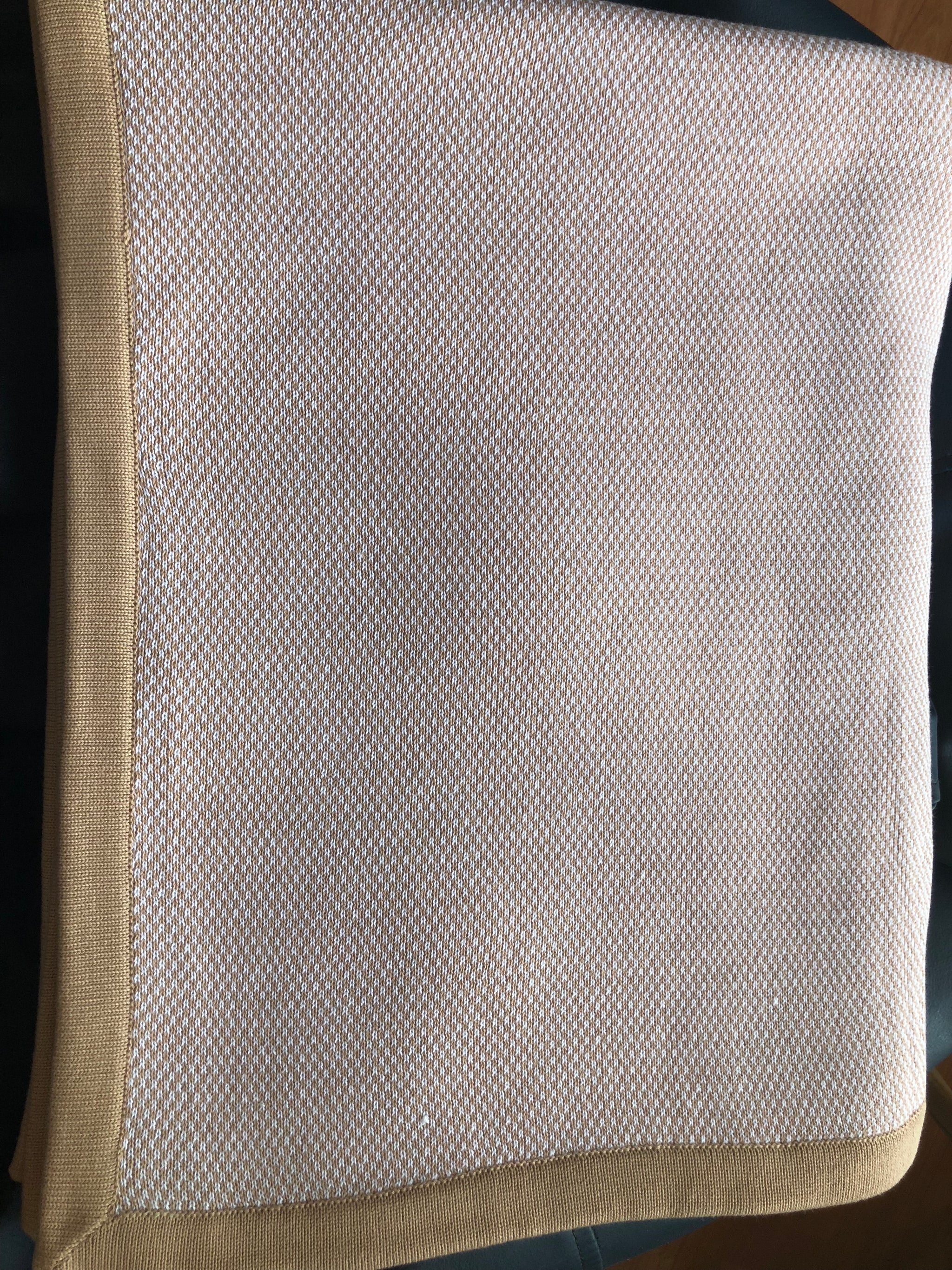Bird s Eye Organic Cotton Throw LinenWise
