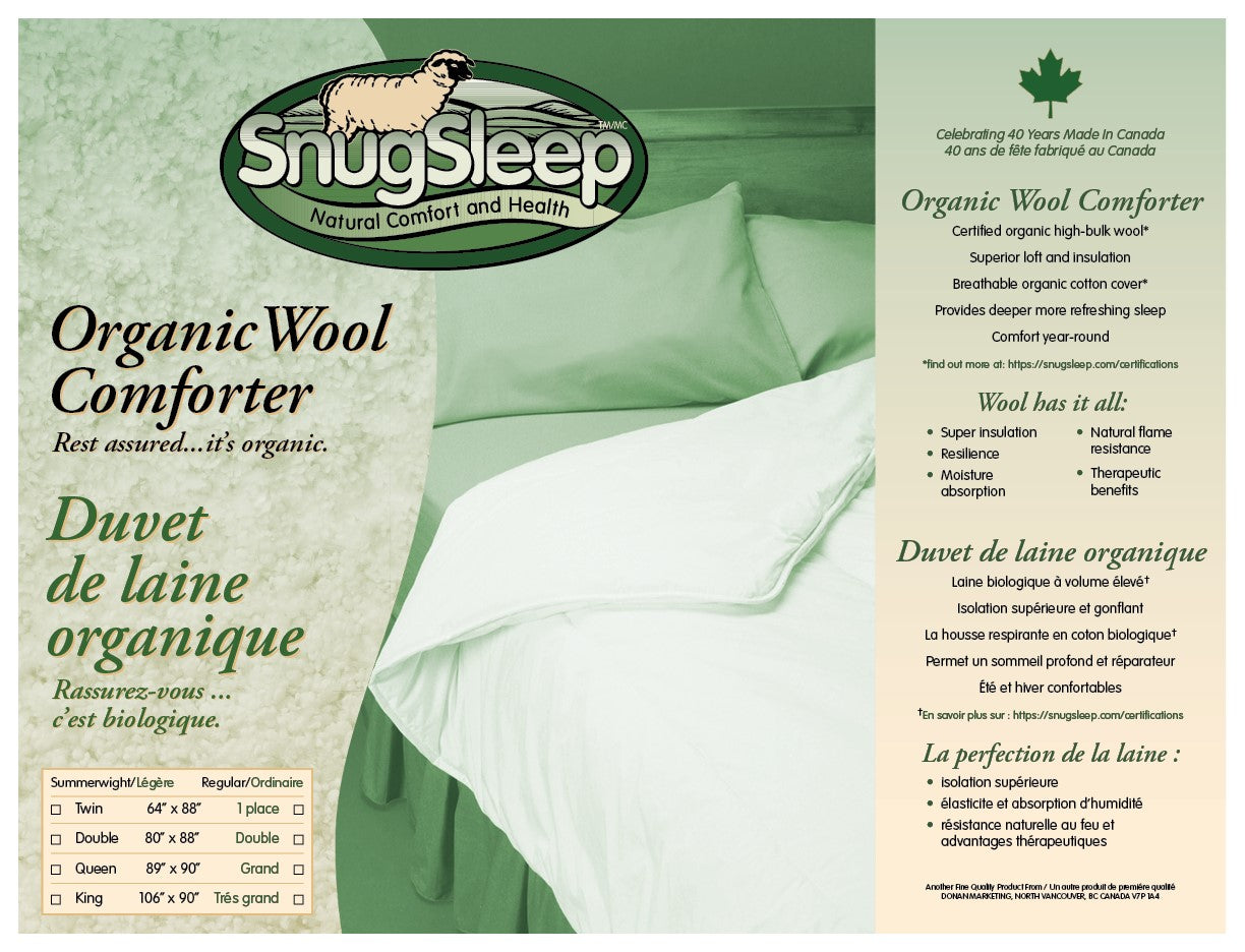 Heritage Organic Wool Duvets